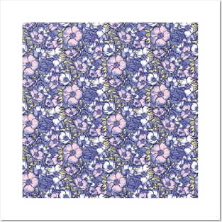 Purple Wild Roses Posters and Art